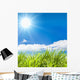 fresh green  grass Wall Mural