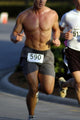Male Runner Abs Wall Mural