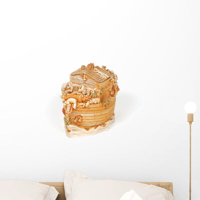 Noahs Ark Wall Decal shown on a wall