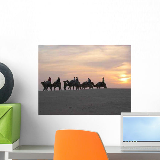 Camels to Zaafrane Wall Decal