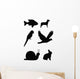 Animal Silhouettes Wall Stickers