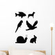 Animal silhouettes Wall Decal