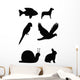 Animal silhouettes Wall Decal