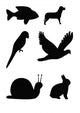 Animal silhouettes Wall Decal