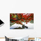 Leaves and Lake Wall Decal