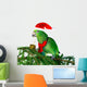 Parrot Santa Wall Decal