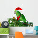 Parrot Santa Wall Decal