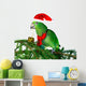 Parrot Santa Wall Decal