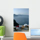 Incredible Santorini Patio with Wall Decal Design 2