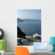 Incredible Santorini Patio with Wall Decal Design 2