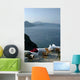Incredible Santorini Patio with Wall Decal Design 2