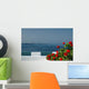 Incredible Santorini Patio with Wall Decal Design 1
