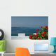 Incredible Santorini Patio with Wall Decal Design 1