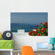 Incredible Santorini Patio with Wall Decal Design 1