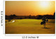 Golfer Walking On A Golf Course Wall Mural