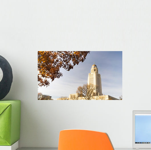 Lincoln Nebraska Capital Building Wall Decal