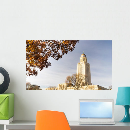 Lincoln Nebraska Capital Building Wall Decal