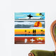 Tropical Beach Web Banner Templates Wall Decal