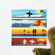 Tropical Beach Web Banner Templates Wall Decal