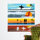 Tropical Beach Web Banner Templates Wall Decal
