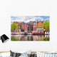 Amsterdam Netherlands Dancing Houses Wall Decal