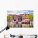 Amsterdam Netherlands Dancing Houses Wall Decal