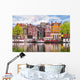 Amsterdam Netherlands Dancing Houses Wall Decal