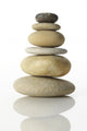 Isolated Pile of Stones Wall Decal