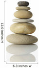 Isolated Pile of Stones Wall Decal