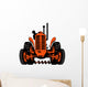 Farmer driving his tractor Wall Decal