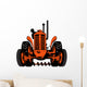 Farmer driving his tractor Wall Decal