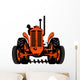 Farmer driving his tractor Wall Decal