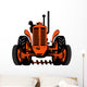 Farmer driving his tractor Wall Decal