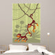 Silly Little Monkeys Wall Mural