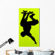 Acrobatic Skateboard Wall Mural