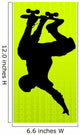 Acrobatic Skateboard Wall Mural