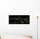 Downtown Dallas Night Wall Decal