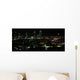 Downtown Dallas Night Wall Decal