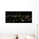 Downtown Dallas Night Wall Decal