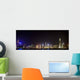 Illuminated Skyline Hong Kong Wall Decal Design 2