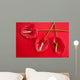 Anthurium Exotic Beautiful Red Flower Still Wall Mural