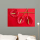 Anthurium Exotic Beautiful Red Flower Still Wall Mural