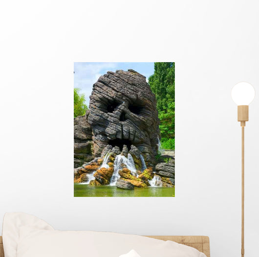 Rock Skull Wall Decal