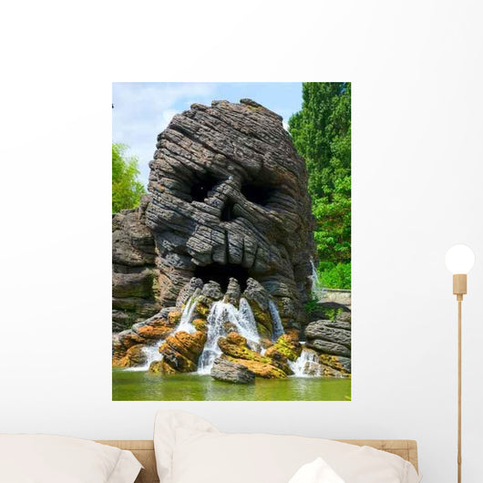 Rock Skull Wall Decal