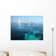 Sailboats Surfing Wall Decal