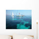 Sailboats Surfing Wall Decal