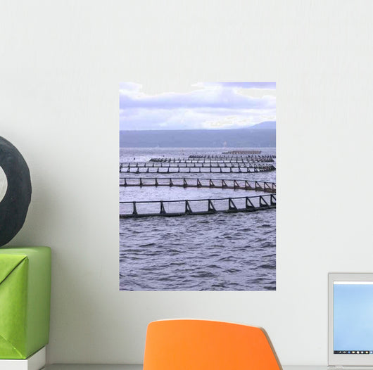 Salmon Farm Wall Decal