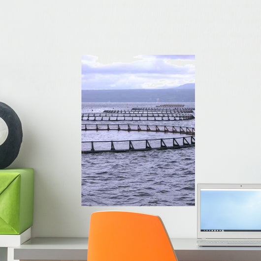 Salmon Farm Wall Decal