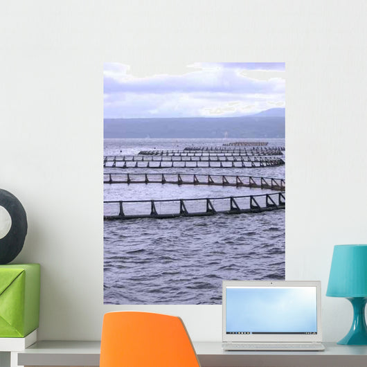 Salmon Farm Wall Decal