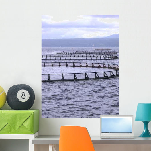 Salmon Farm Wall Decal